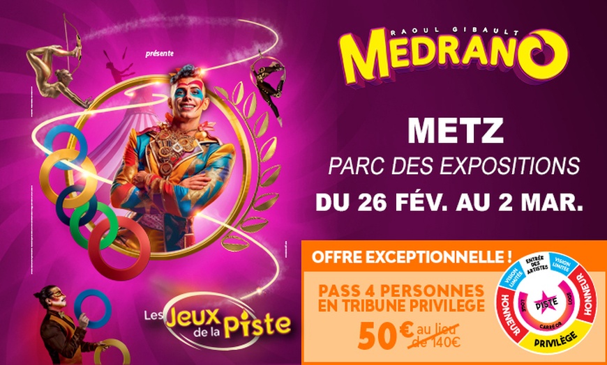 Image 1: « Les Jeux de la Piste » du Grand Cirque Medrano à Metz