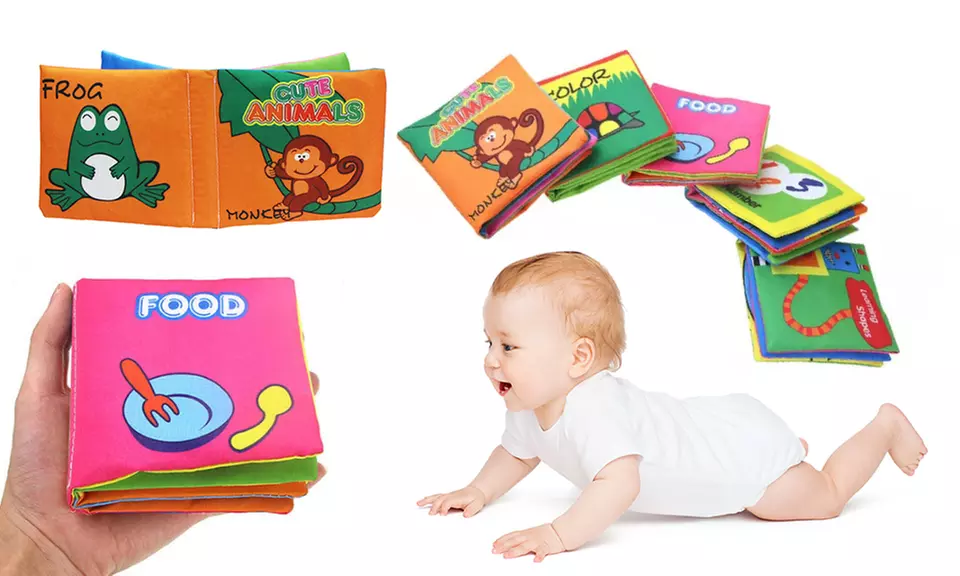 1, 2 ou 5 livres en tissu pour bébés - Primary Image