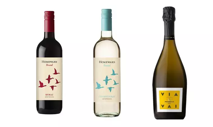 45% Off Choice of Six or Twelve Bottles of Wine or Prosecco with Great Western Wine - Primary Image