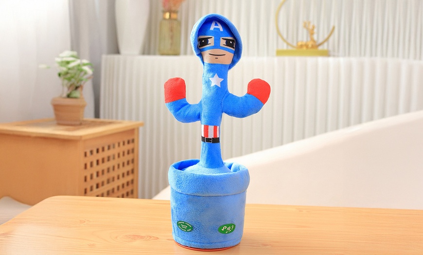 Image 4:  Dancing Superhero Inspired Plush Toy