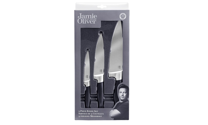 Image 4: Jamie Oliver 3-Pc Chef Knife Set