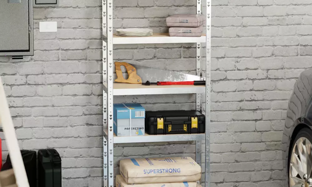 Étagère de rangement polyvalente en métal pour charges lourdes