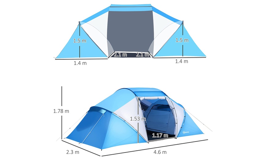 Image 7: Outsunny Camping Tents