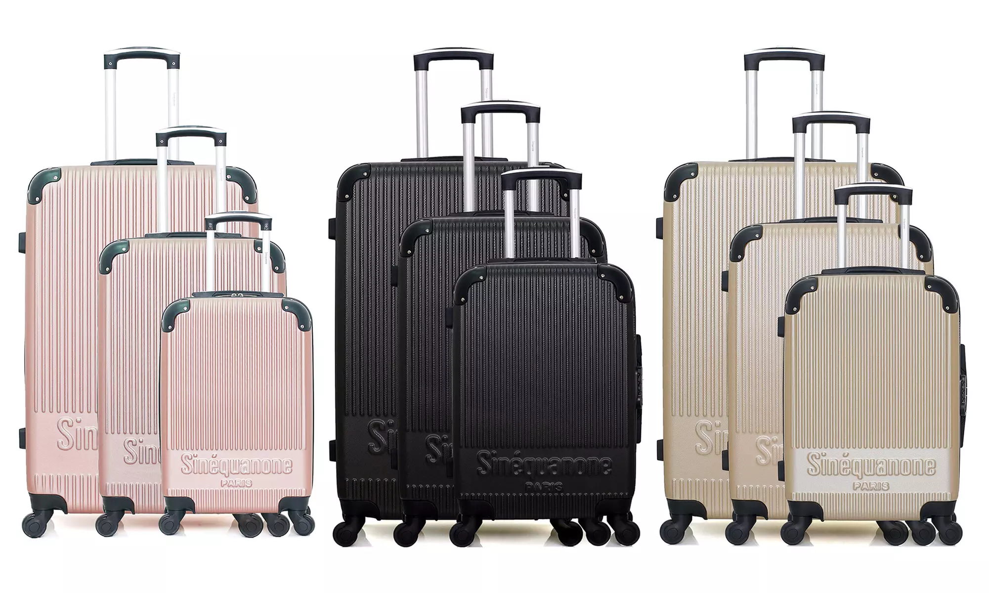 Set de 3 maletas Sinéquanone con envío gratuito - Primary Image