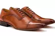 Gino Vitale Men's Cap-Toe Oxford Shoes - Second Medium