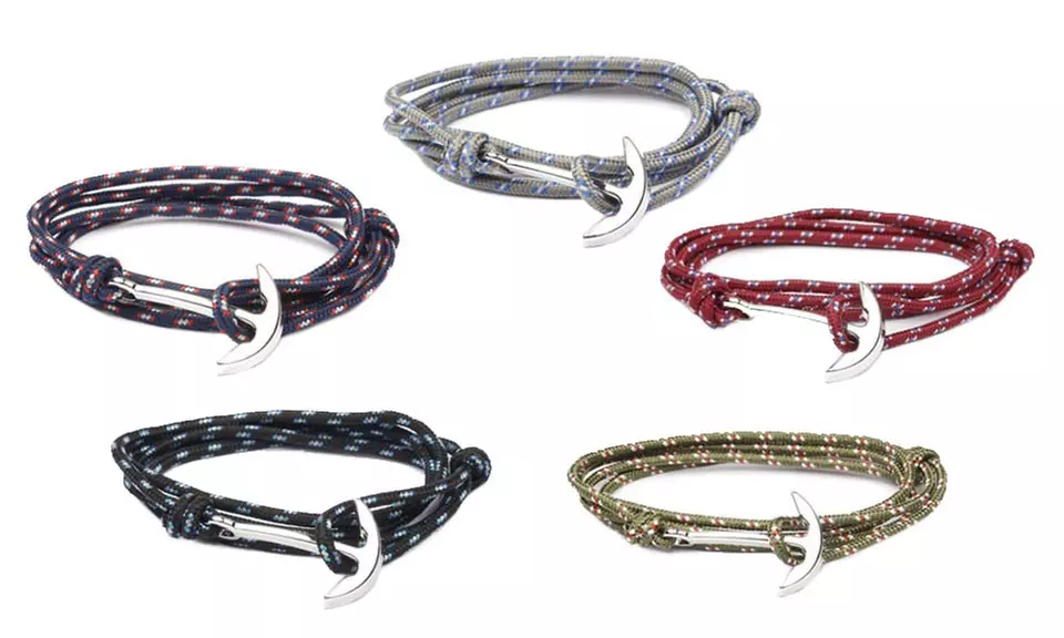 1 ou 5 bracelets ancre marine, coloris au choix - Primary Image