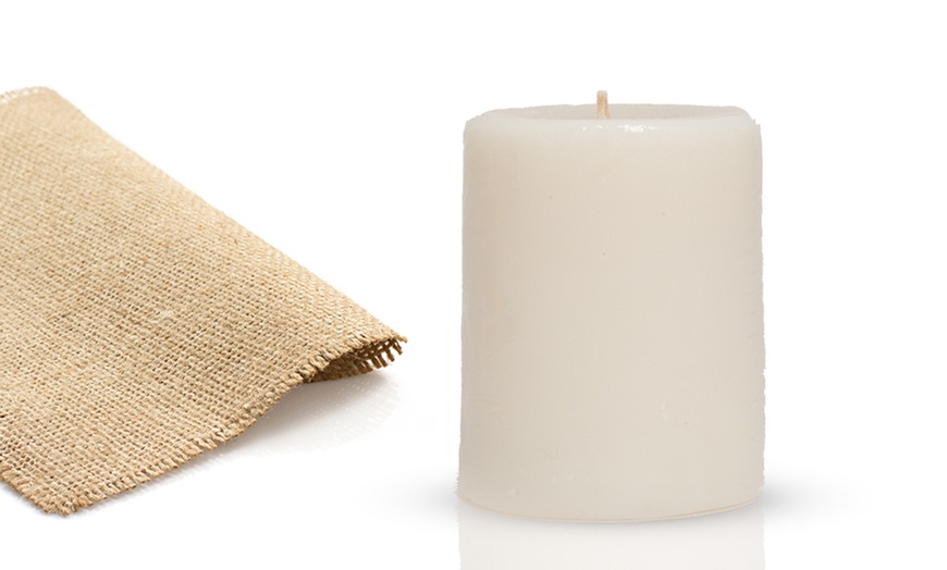 Image 7: Four Scented Pillar Candles