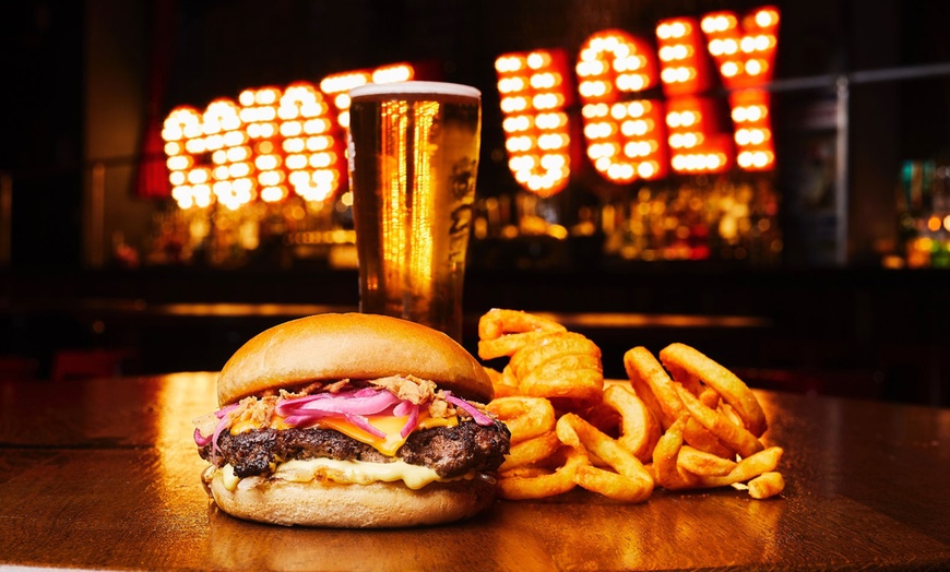 Image 8: Burger Bottomless Brunch for Two at Coyote Ugly Saloon