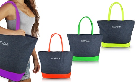 Borsa mare Onshore modello Jeans disponibile in 4 colori