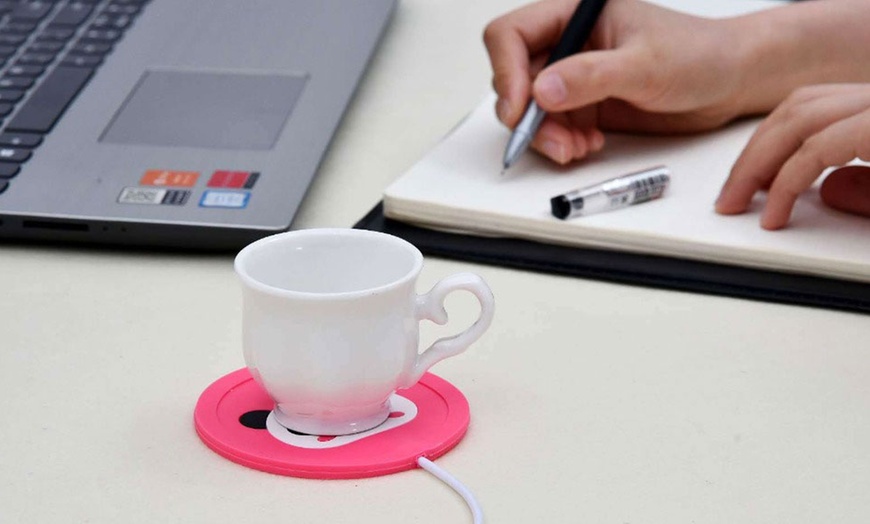 Image 3: 1 ou 2 chauffe-tasses USB