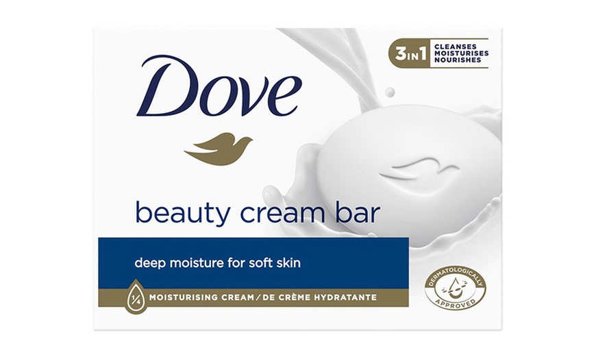 Image 2: 10 Packs of Dove Original Beauty Cream Bar with Deep Moisture