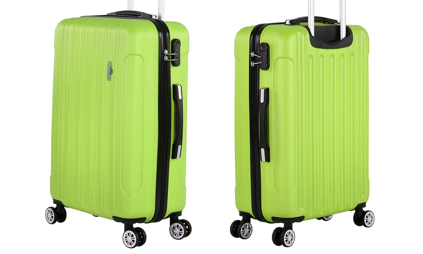 Image 19: 3-Piece Hard Shell Suitcase Set