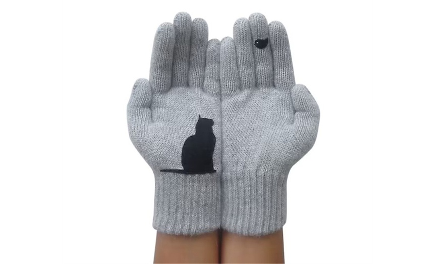 Image 2: Women's Cat Gloves