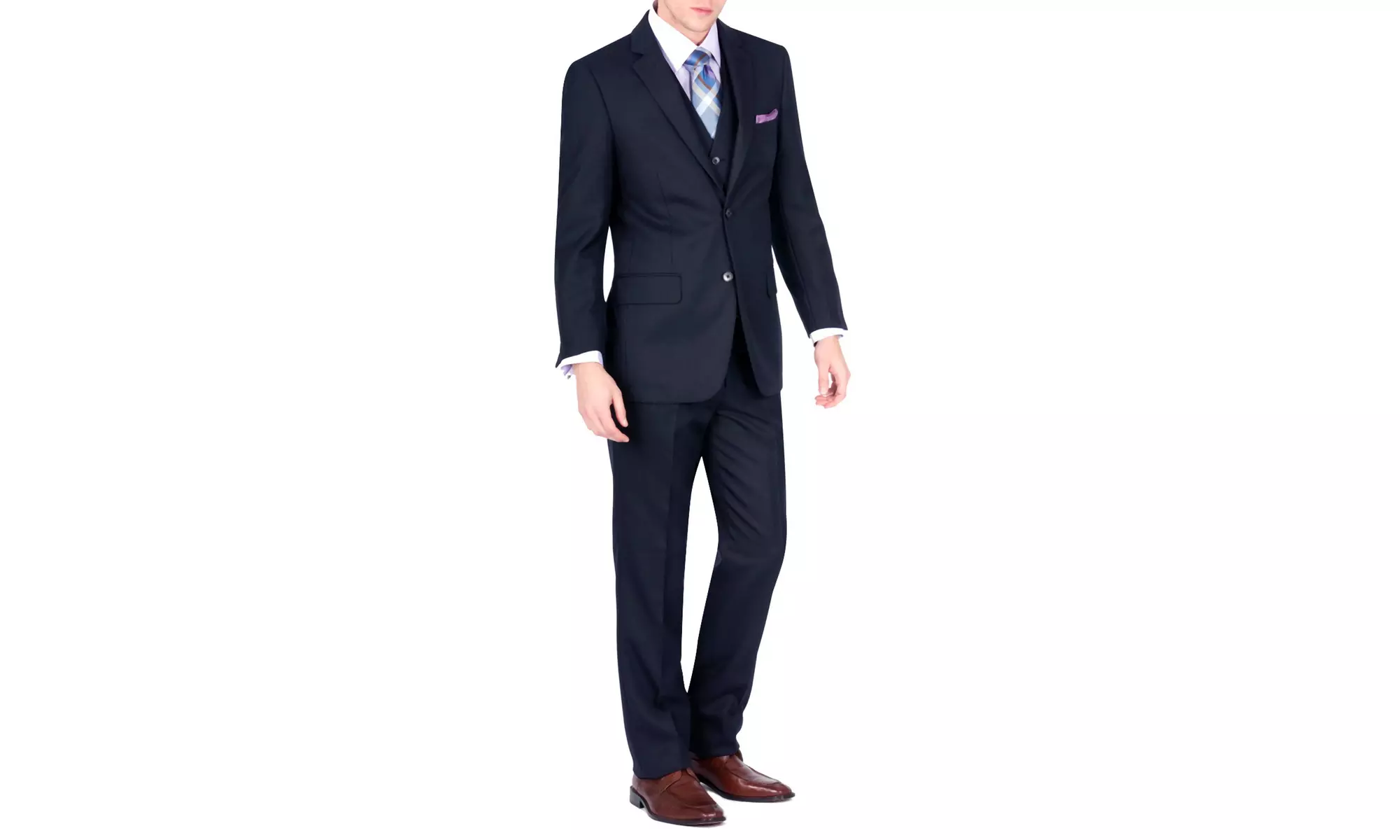 Gianni Uomo Men's Slim-Fit Suit (3-Piece) - Second Medium