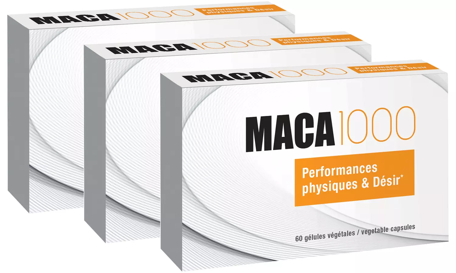 60, 120 ou 180 gélules de MACA 1000 Ineldea, performances physiques et désir - Second Medium