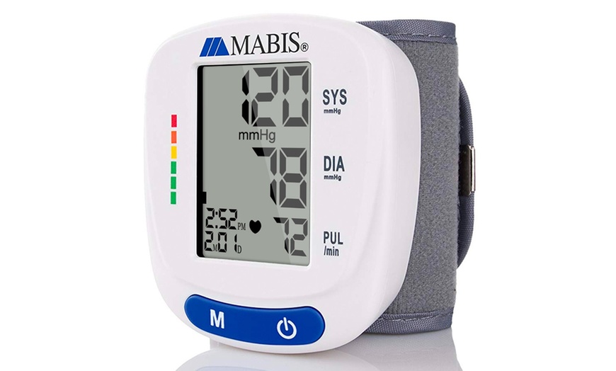 MABIS Digital Wrist Blood Pressure Monitor | Groupon