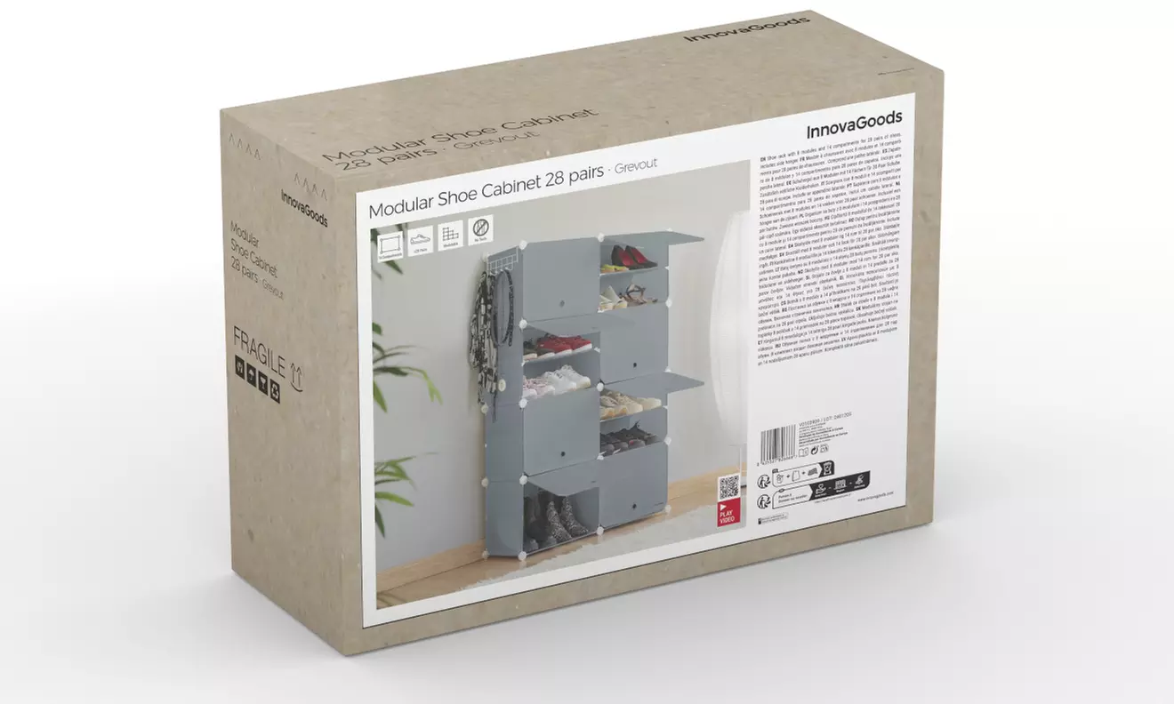 Innovagoods modulares Schuhregal