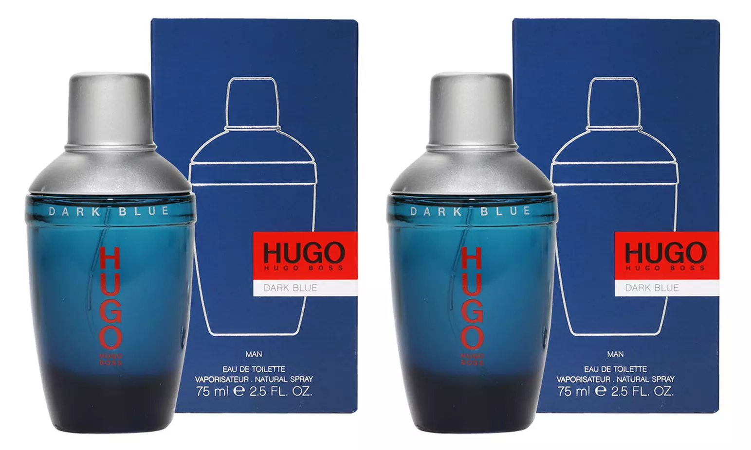 One or Two Hugo Boss Dark Blue EDT 75ml Fragrances