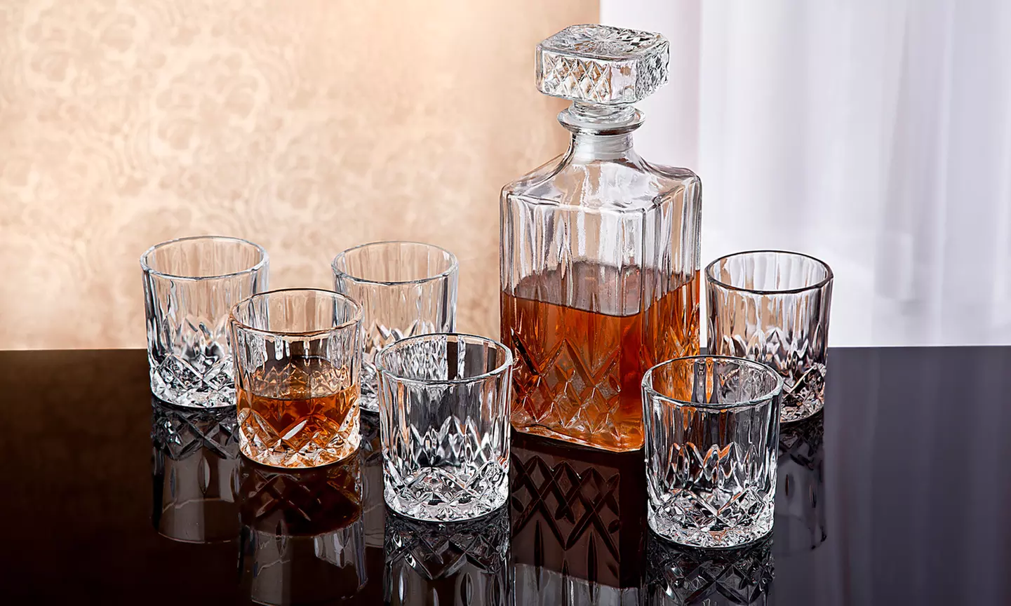 Godinger Studio Whiskey Decanter Set (5- or 7-Piece) - Primary Image