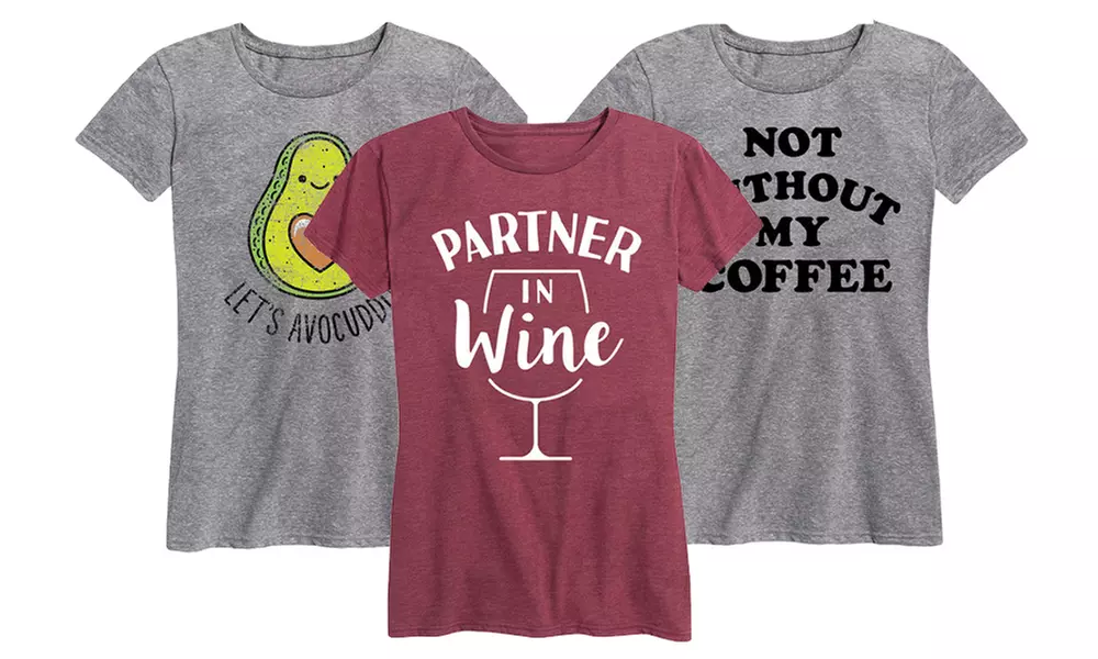 Women's Humorous Graphic Tees - Primary Image