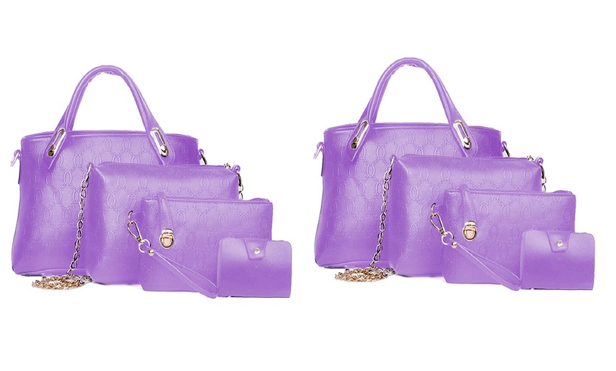 Image 4: Four-Piece Handbag Set