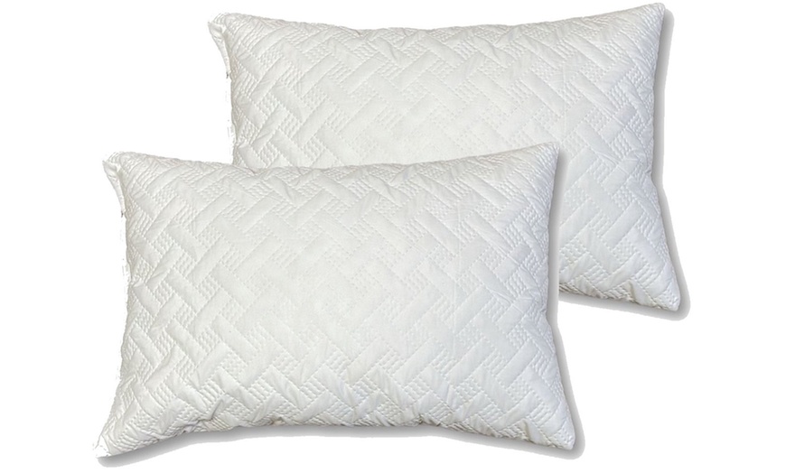 Image 3: Pack de 2 almohadas de espuma viscoelástica de Elfida