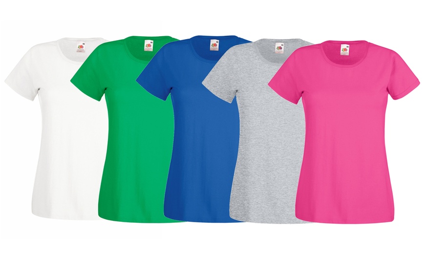 Image 5: Fruit of the Loom Women's T-Shirts