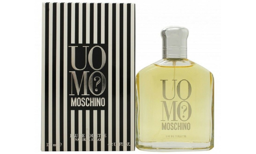 Image 1: One or Two Moschino Uomo Men's Eau de Toilette 125ml Sprays