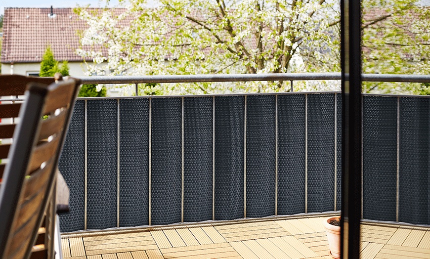 Image 6: Wicker Balcony or Fence Screen