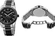 Men's Akribos 12 Diamond Markers Multi-Function Stainless Steel Bracelet Watch - Second Medium