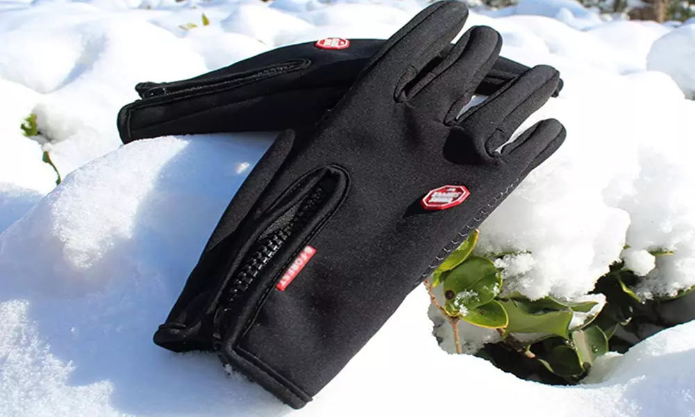 1 of 2 paar softshellhandschoenen