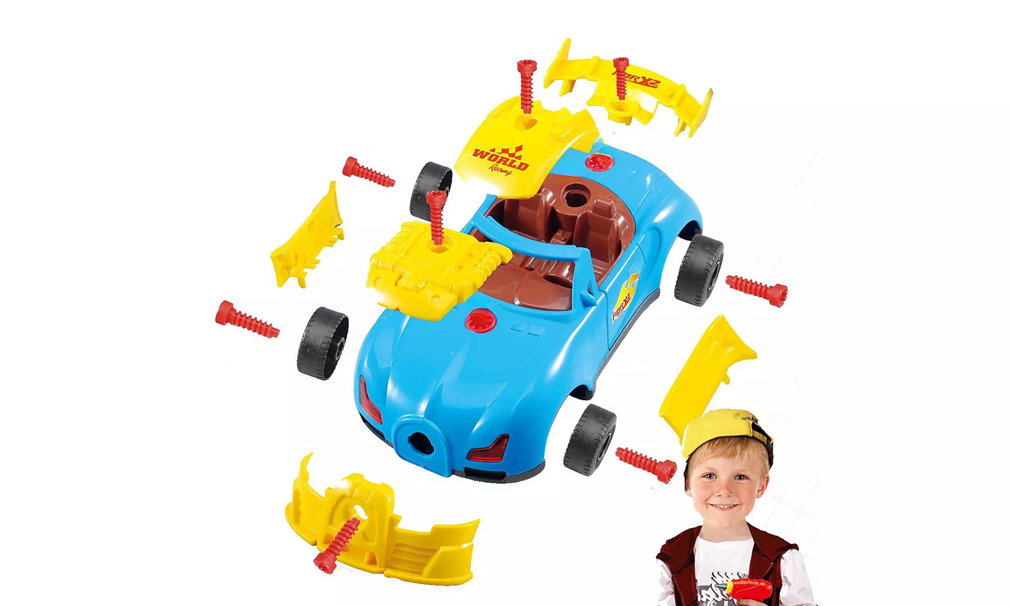 30-Piece Racing Car Kit