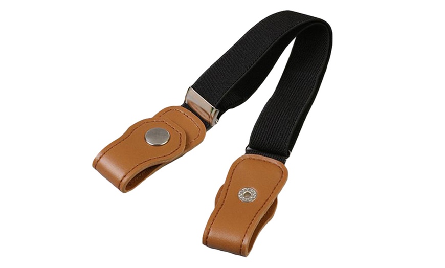 Image 3: Kids Buckle-Free Elastic Belt