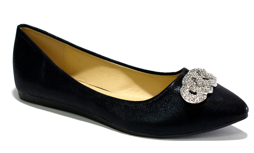 Image 5: Women's Summer Flat Pumps