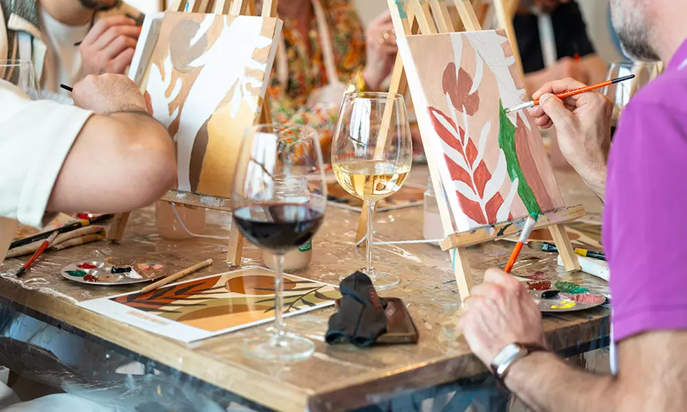 Save Up to 47% on Fun Paint and Sip Classes Near You


