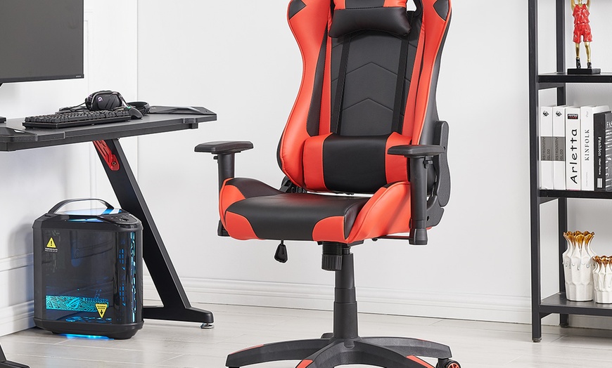 Image 13: Aston Gaming Racing Swivel Chair