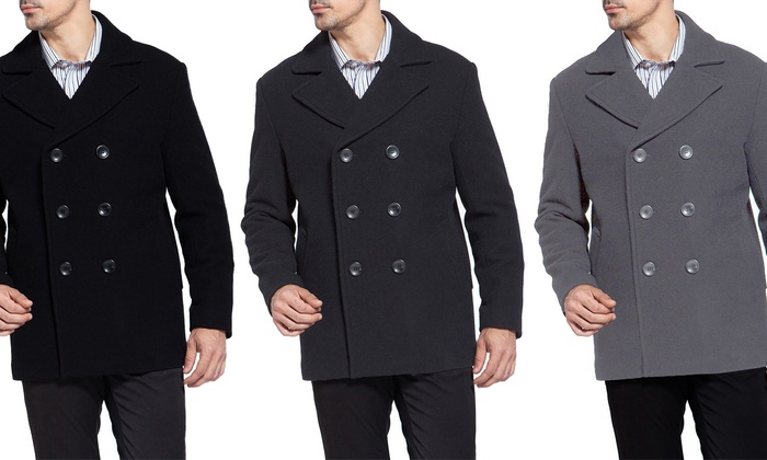 braveman double breasted wool coat