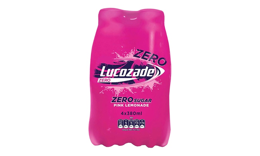 Image 33: Lucozade Energy Flavoured Sparkling Drink 380ml 24-Pack