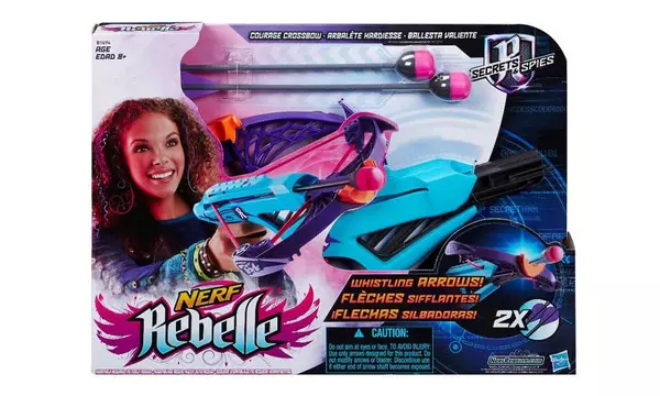 Pistolet NERF REBELLE - Occasion, En Bon état Général, Pour Le Jeu Et Les Batailles Amusantes