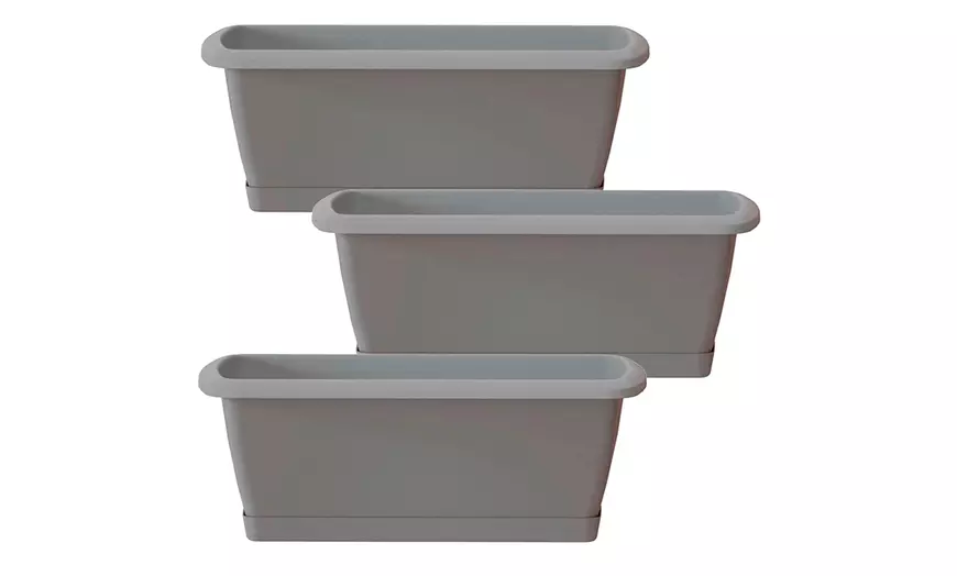 Image 12: Set van 1, 2 of 3 plantenbakken