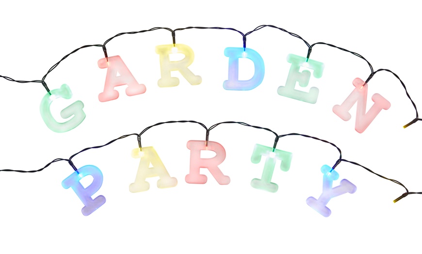 Image 3: 64-Piece Alphabet LED Lights