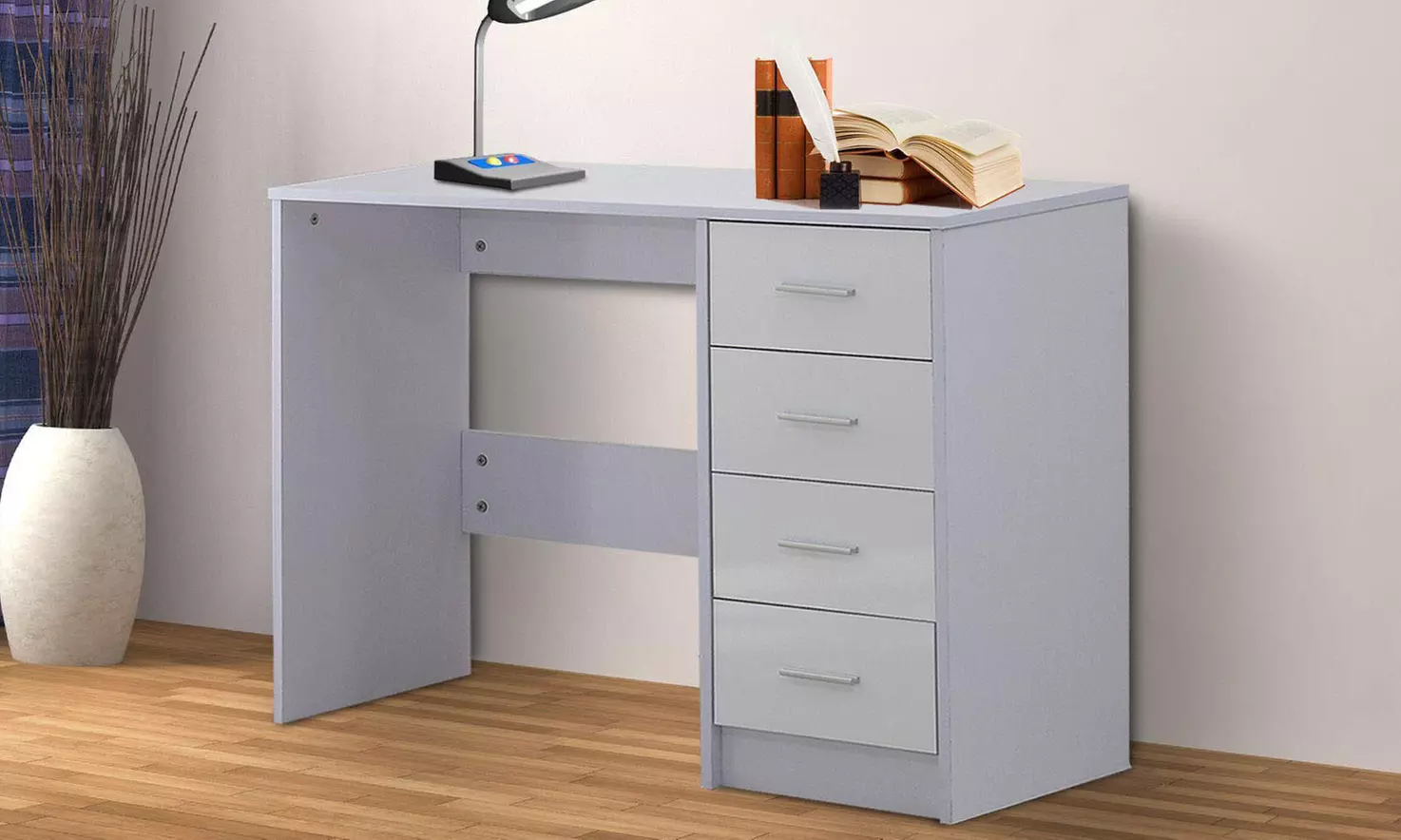 Homcom High-Gloss PC Desk - Primary Image