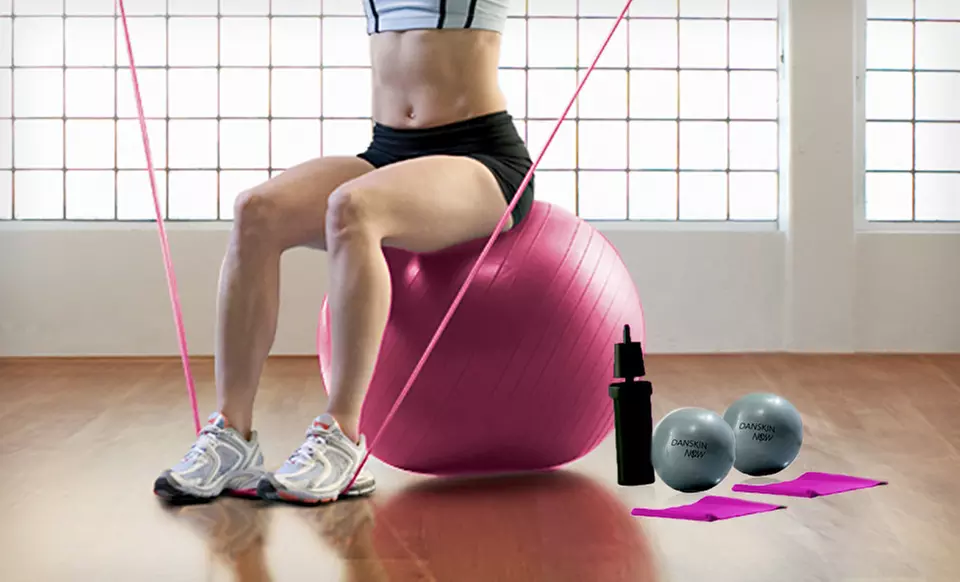 $19 for a Danskin Now Eight-Piece Pilates Kit with Exercise Ball ($29.99 List Price). Free Shipping and Free Returns. - Primary Image