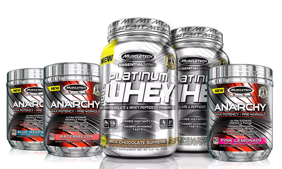 Buy 1 Get 1: Muscletech Anarchy and Free 2 lb. Platinum Whey Protein - Primary Image