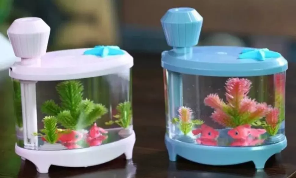 LED Light Mist-Making Fish Tank Air Humidifier - Primary Image