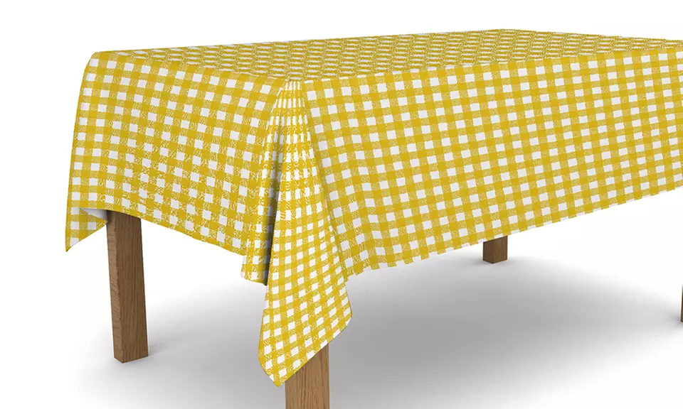 Tischdecke aus gewachstem PVC