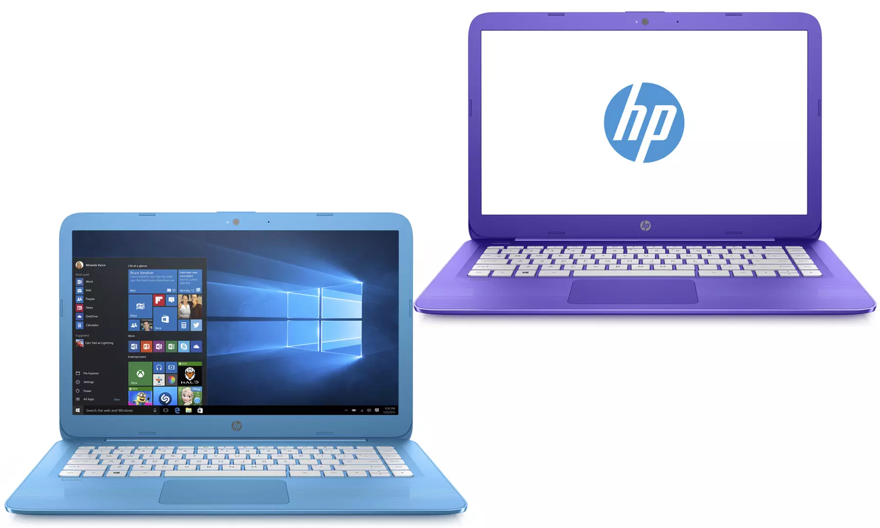 HP Stream 14" Laptop with Intel Celeron N3060 CPU, 4GB RAM, and 32GB eMMc (Refurbished, A-Grade) - Primary Image