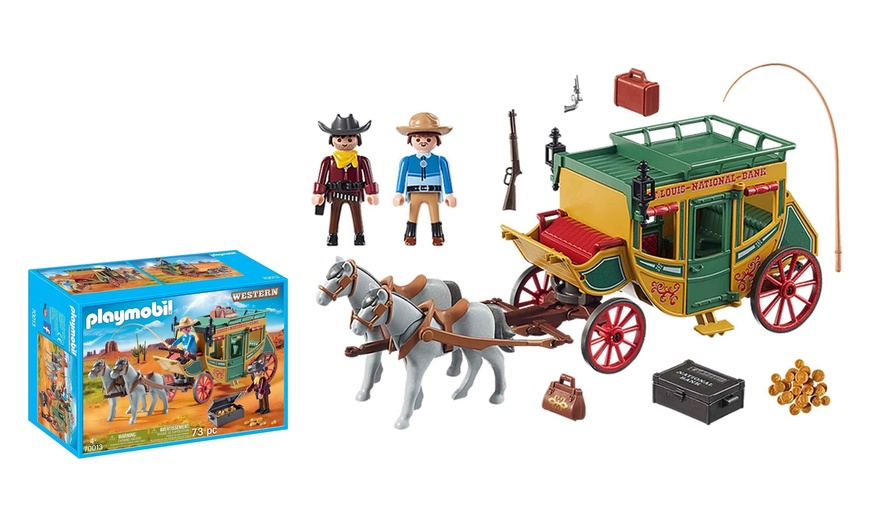 Image 1: Playmobil 70013 Western Stagecoach