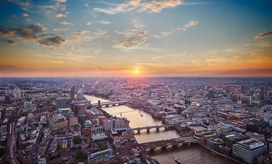 Image 3: The View from The Shard | Entry tickets with a glass of prosecco