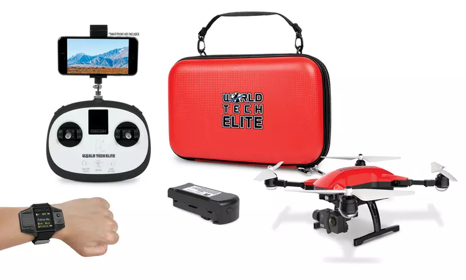 World Tech Toys Elite Recon Drone with Gimbal-Mounted 4K Ultra HD Camera - Primary Image